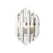 Z-Lite Bova 2 Light Wall Sconce, Polished Nickel & Clear 4006S-PN - alternate 2